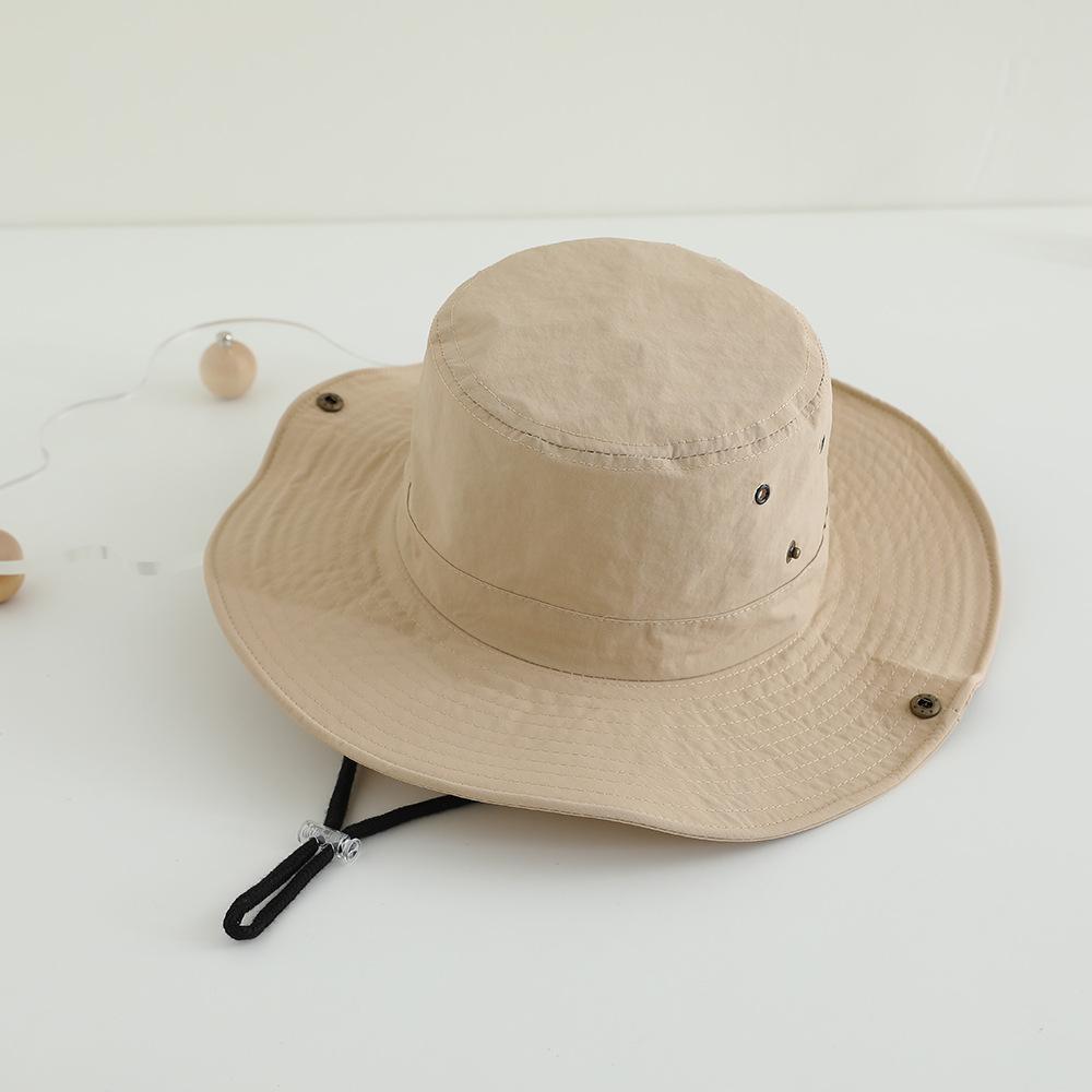 Outdoor Mountain Sunscreen Children Bucket Hats For Boys Girls Summer New Sunhat Panama Cap Hiking Fishing Hat Fisherman Caps