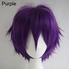 Orion Men Women Multi-Color Short Straight Hairpiece Full Wig for Anime Party Cosplay