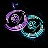 2025 Hot LED Car Coaster Light Water Cup Holder Mat Ambient Lamp for Volkswagen Golf Passat Jetta Tiguan Polo Bora Beetle Caddy