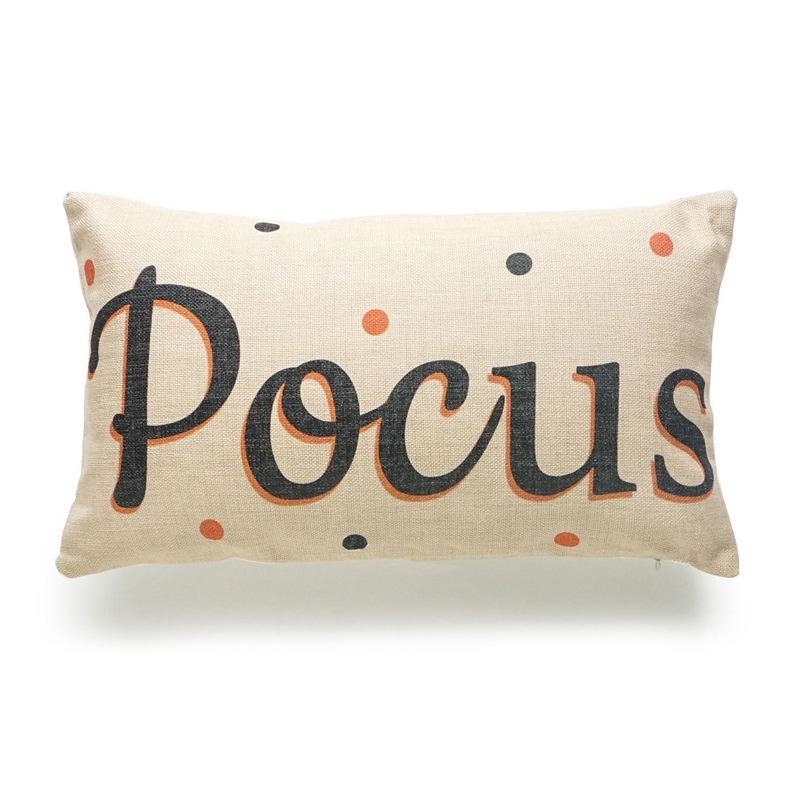 Halloween Pillow Box Decoration Text Combination Series Pillow Waist Pillow Pillow