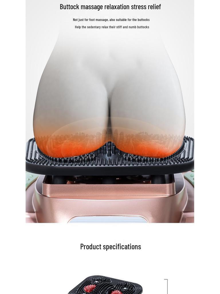 Whole Body Dual Spiral Vibration Massager with Heating and Infrared Therapy for Qi and Blood Circulation