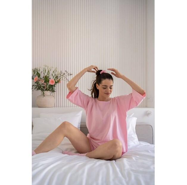 Pyjama White pocket Strick