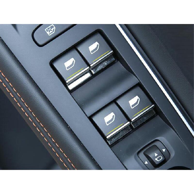 Bilar dekorativa plätering fönsterhissknapp strömbrytare dekoration NYTT för Peugeot 4008 5008 GT 2017 2018 ar tillbehör bilstyling