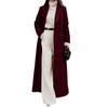 2025 Autumn Winter Women's Casual Long Woolen Coat - Cross-border European & American Style
