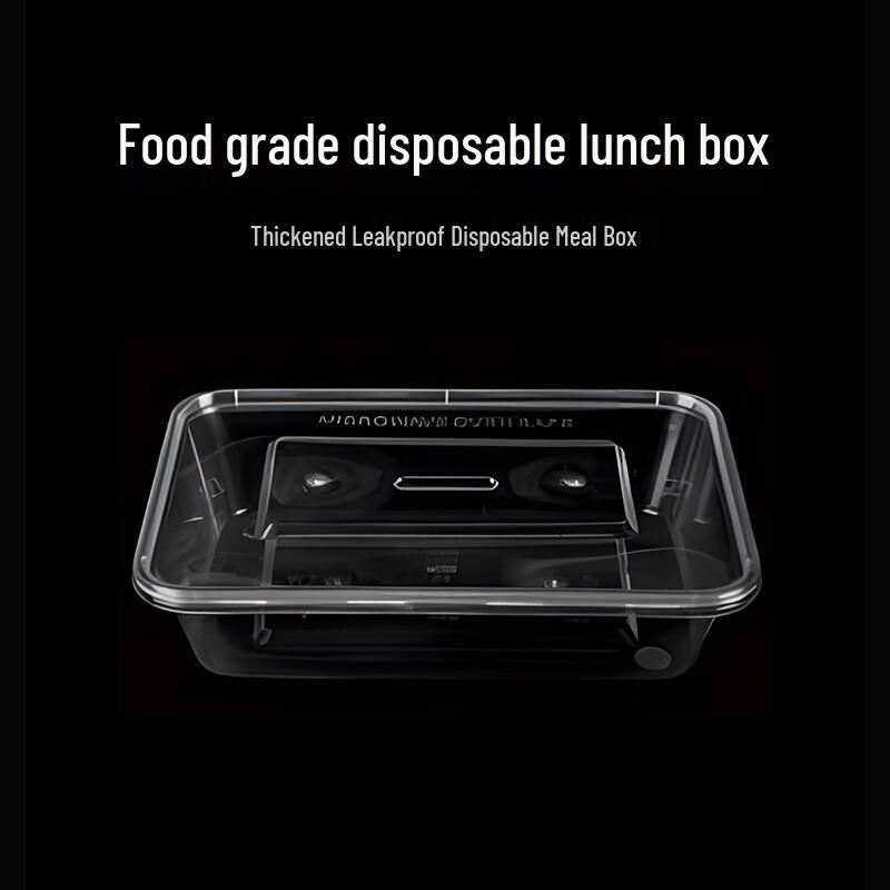 Tongyang 500ml Clear Rectangular Disposable Takeout Containers