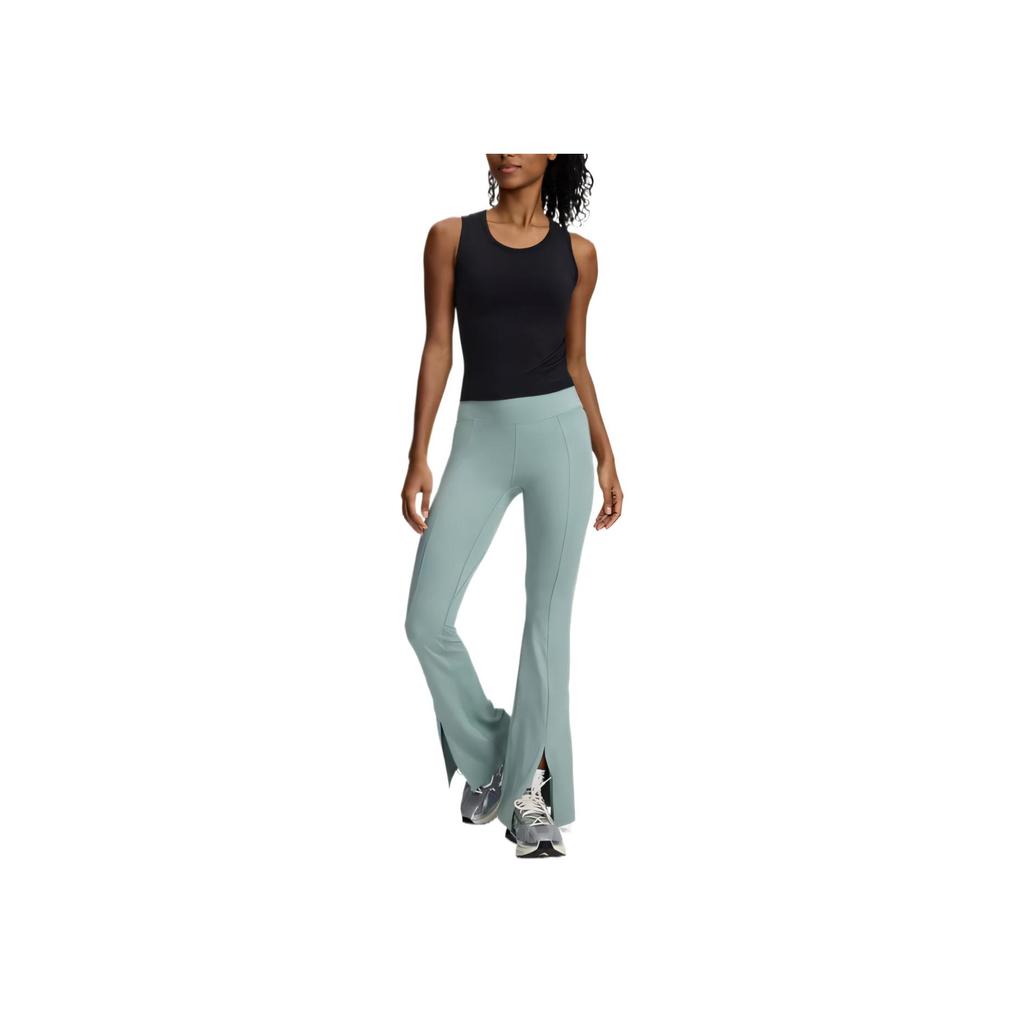 Under Armour Meridian Comfortable Fashion Simple Versatile Flared Quick-Dry Casual Pants Women Bottoms Silicon-Green 1386623-348