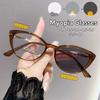 Ochelari de vedere unisex retro de înaltă calitate, cu ramă Cat-eye fotocromică, anti-lumină albastră, dioptrie de la 0 la -4,0