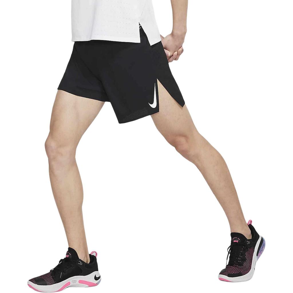 Nike Pantaloni scurți pentru alergare Aeroswift 4" Pantaloni negru pentru bărbați CJ7841-010