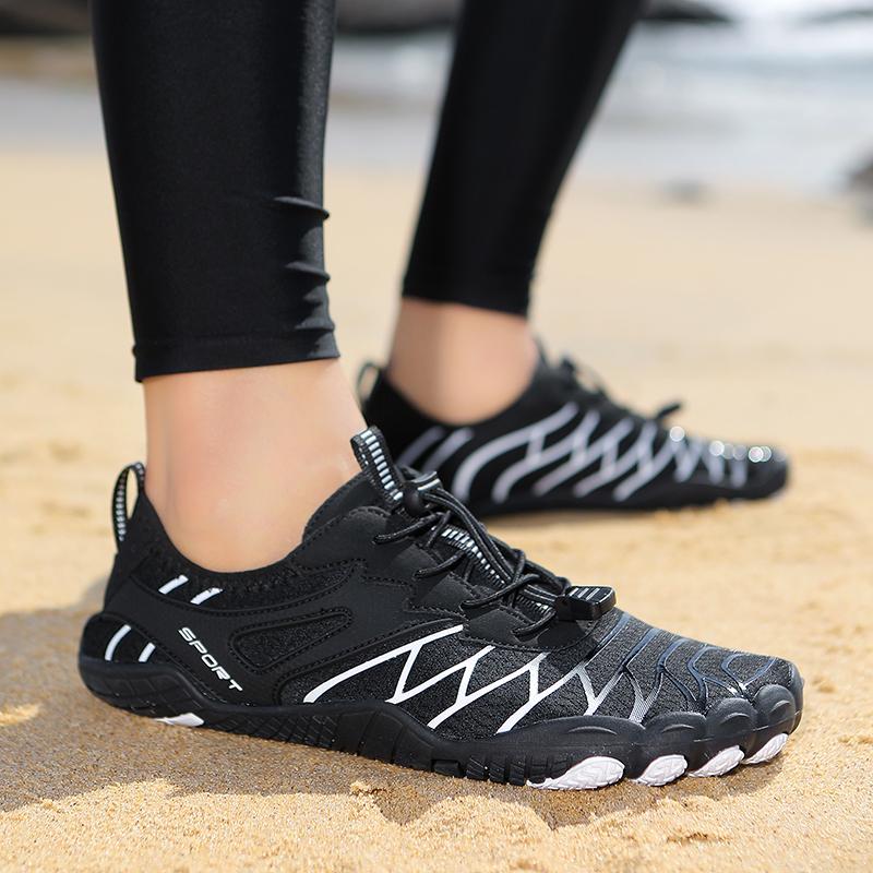 Quick Dry Beach Wading Sneakers Breathable Unisex Aquatic Sports Shoes Non-slip Water Shoes for Surfing Diving Canyoning