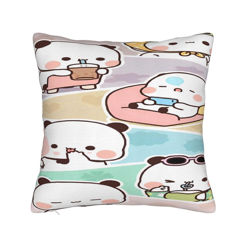 Pillow Case Bubu Dudu Graphic Pillow Cover For Couch Sofa Bedroom Kawaii Pillowcases