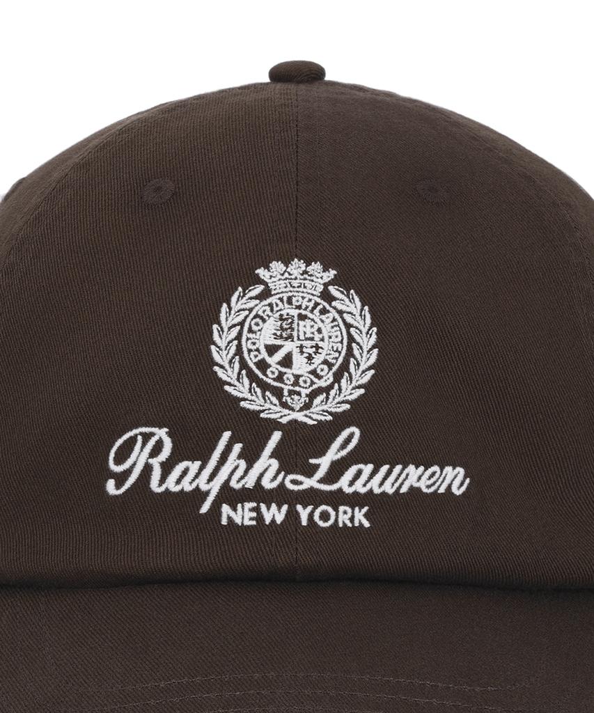 POLO RALPH LAUREN Crest Embroidered Twill Ball Cap - Dark Brown