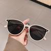 Women Sunglasses Korean Retro No Degree Myopia Anti-blue Radiation Glasses New Sunglasses, Net Red Fashion Lens, Unisex Sunglasses
