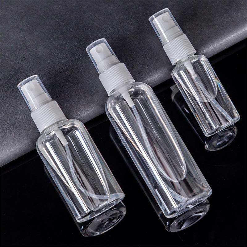 

50PCS Transparent Refillable Bottles Plastic Perfume Bottle Atomizer Mini Empty Spray Bottles Portable Travel Accessories 30ml-1