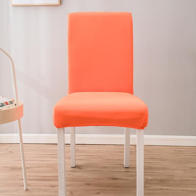 24 Color High High-grade Elastic Chair Cover Home Use Chair Cover Restaurant Hotel Universal Chair Cover Removable Machine Washable Cover