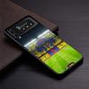 Football Soccer Ball Design Phone Case For Samsung Galaxy Z Flip3 Flip4 Flip5 Flip6 Flip7 For Z Flip 7 6 5 4 3 5G Hard Folding C