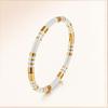 High-End Titanium Steel Colorfast Stackable Bracelet: Stainless Steel with Contrasting Color for Women