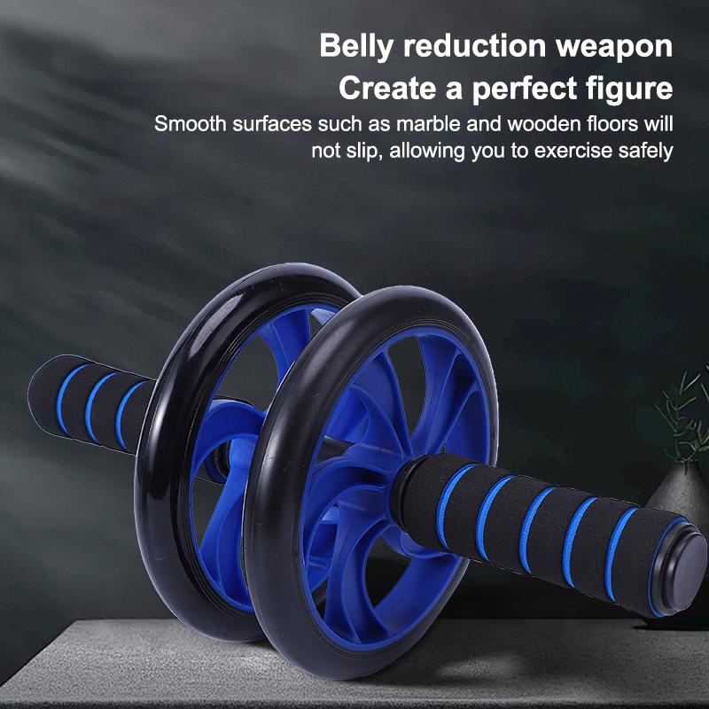 Dual-Wheel Abdominal Wheel Exercise Equipment, Stable Core Trainer For Home Gym Fitness Workout