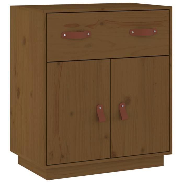 VidaXL Buffet Honey Brown 65.5x40x75 Cm Solid Pine Wood 820130