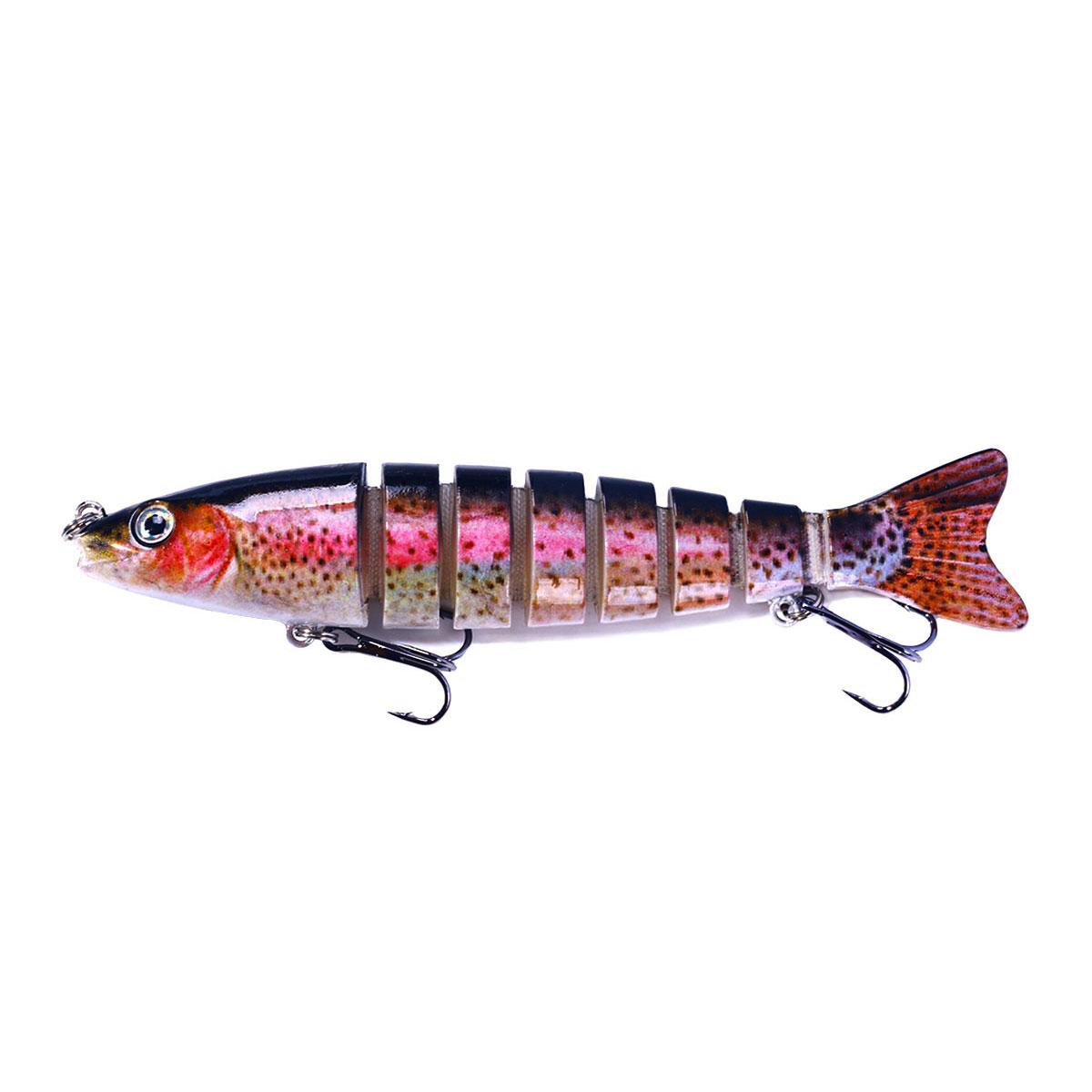 

Многоцелевой сегментный воблеры Swimbait Pike Wobblers 12.8 см-18 г рыболовная приманка Isca Artificia для приманки Bass Pike