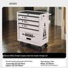 Green Forest Multifunctional Tool Cart with Drawers – Mobile Heavy-Duty Metal Workbench for Auto Repair and Workshop