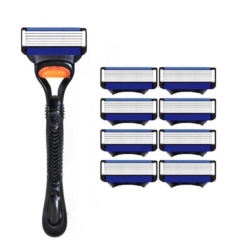 NEW 4-25 Pcs Comb Men's Razor Fusion Pro Power Shaving Shaver Male Face Beard Hair Trimmer 6 Layer Blades Replacement Refills