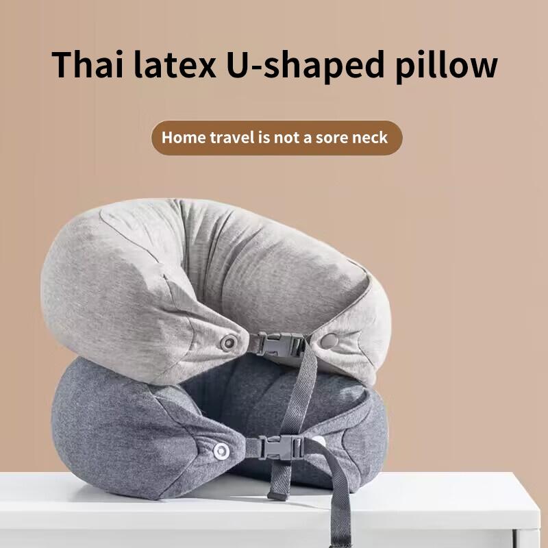 U Travel Memory Cotton Pillow Neck Motor Cars And Aeroplanes Nap Magnetic Fabric Ushaped