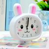 Korean Version of Cute Creative Cartoon Head Table Small Alarm Clock Students Learn Bedside Clock Clocks Daily General Merchandise