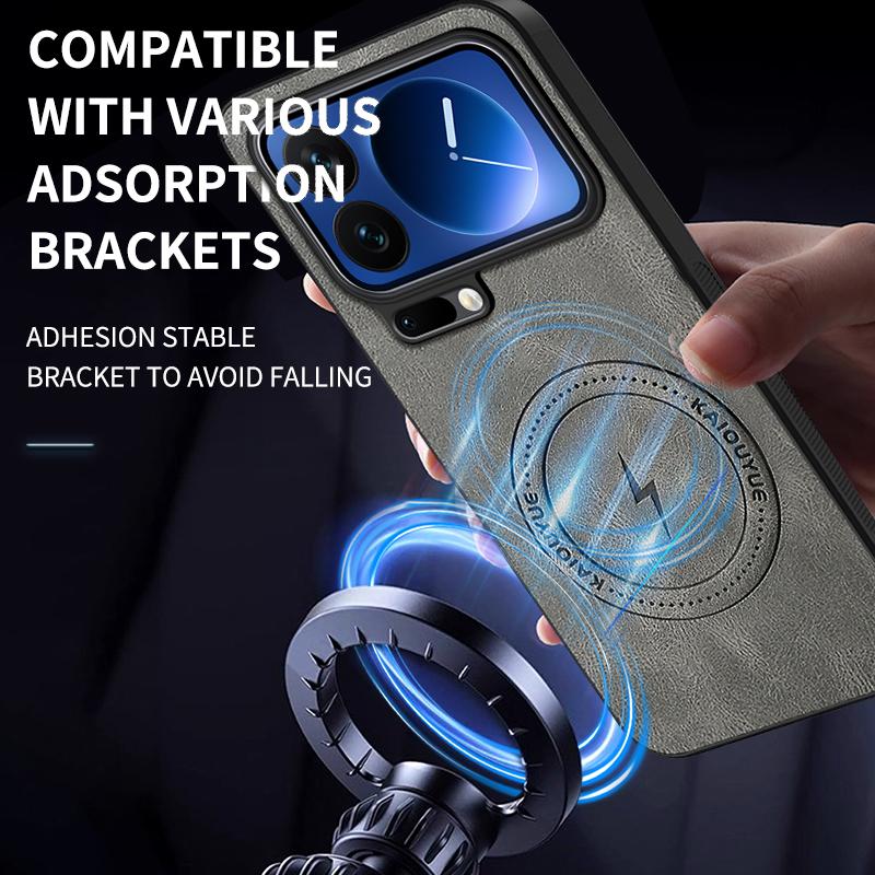 For Xiaomi 17 Pro Max Luxury Matte Soft Leather Phone Case For Xiaomi Mi 17 Pro Max Bumper Protection Shockproof Magnetic Cover