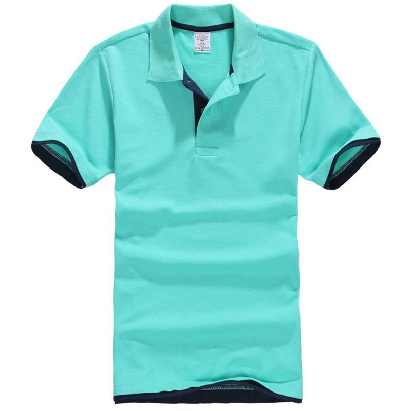 Premium Quality Mens Classic Short Sleeve Summer Golf Sport Shirts Solid T-shirt