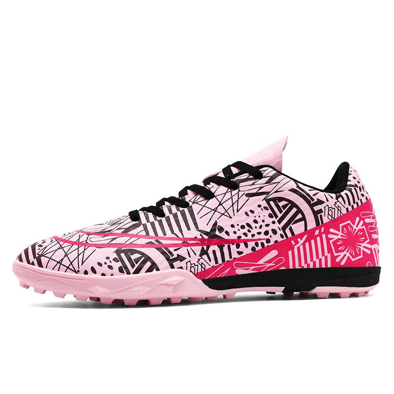 New Low-Top Football Shoes For Young Students Ag Spikes Outdoor Grass Actual Combat Professional Training Football Shoes