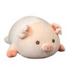 Simulated Pig Big Pillow Cute Lying Pig Stuffed Toy Doll Girl Holding Doll On Bed
