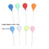 8pcs Dollhouse Balloons Mini 1:12 Colorful Foam Exquisite Bonsai Decorative Accessories for Children Toys Decoration