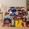 3D Bruno Mars Superstar Flanelldecke, kuschelweiche Überwurfdecke für Zuhause, Schlafzimmer, Bett, Sofa, Picknick, Büro, Geschenk für Kinder