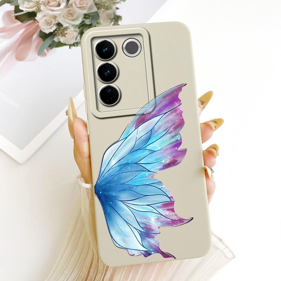 For Vivo V27 Pro Case V2230 Cool Owl Dragon Painted Cover Shockproof Soft TPU Phone Case For Vivo V27e V 27 e VivoV27 Pro Fundas