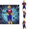 Cosplay All Might z My Hero Academia ze směsi polyesteru pro Halloween a fanoušky anime