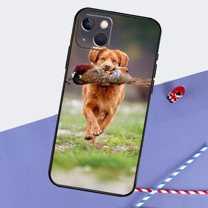 Hunting Dog Phone Case For iPhone 16 Pro Max 11 13 14 15 Pro Max 12 Mini XR 16 15 Plus 16e Back Cover