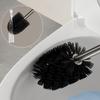 No Drill Design Toilet Brush Holder Suction Cup Mount Toilet Cleaning Brush  Gap Cleaning