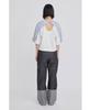 RECODE Twisted Stripe Back Top Rqtam26521Whx