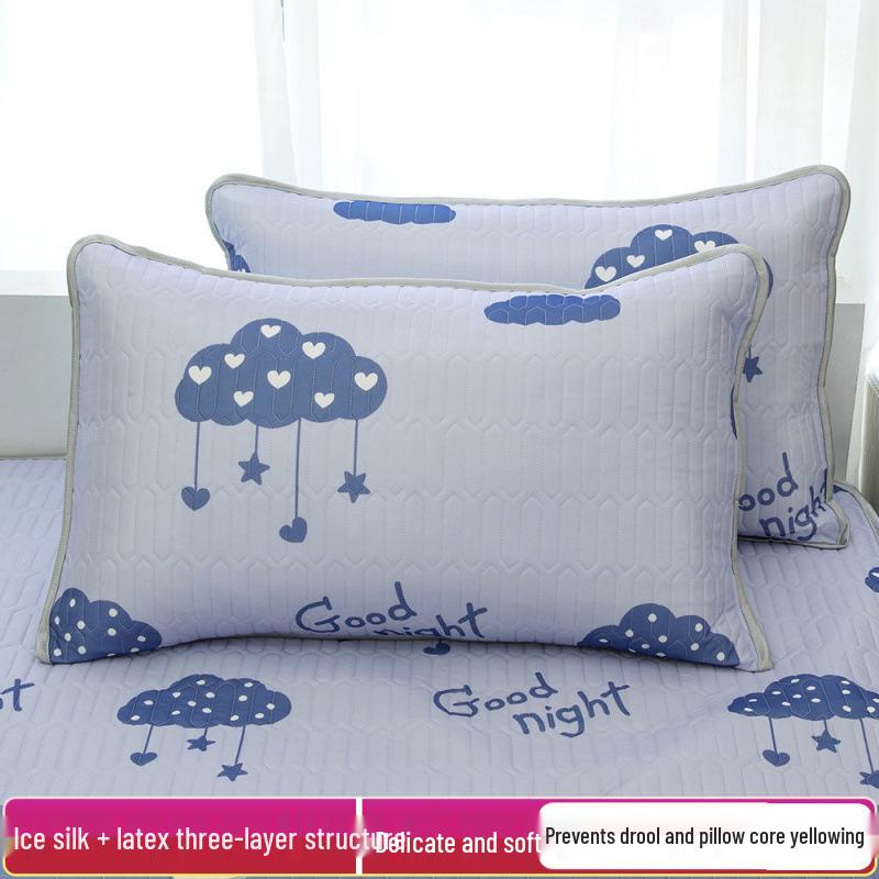 Set of 2 Extra Large 48x74 Knitted Silk Pillowcases - Anti-Drool & Sweat-Proof for Adults