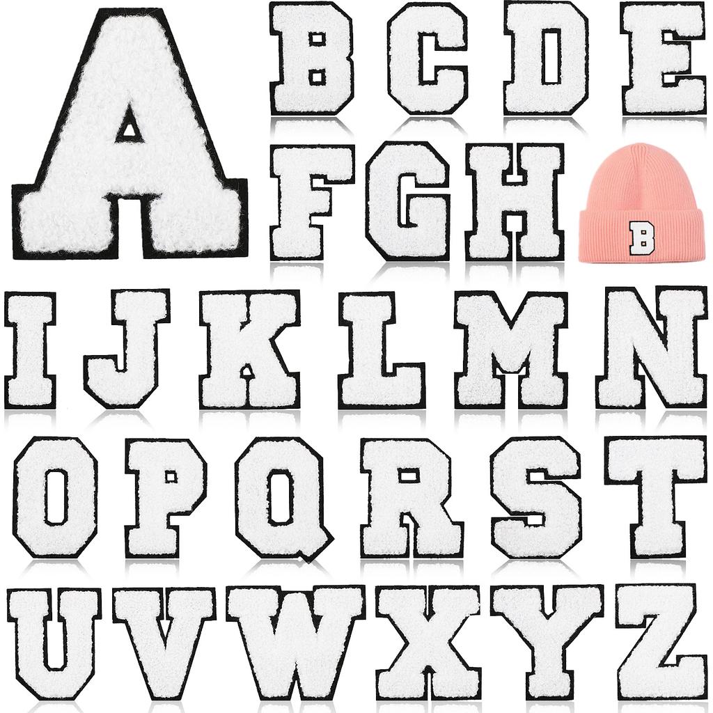 Mixed Color 7Cm Towel Embroidery English Letters Cloth Sticker Clothing Accessories Letter Sticker Computer Embroidery Chapter Boy Ironing Letters