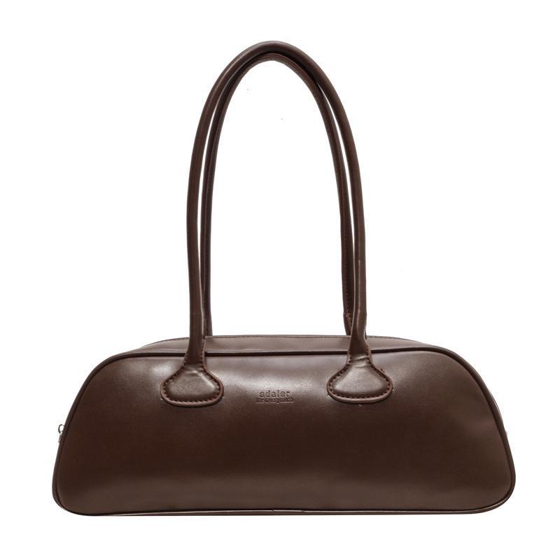 Große Unterarmtasche für Damen - Hochwertige Bowling-Umhängetasche für Pendler im Herbst/Winter 2023