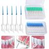 200pcsInterdental Brush Soft Silicone Adaptive Interdental Brush Space Brush Orthodontic Braces Brush Dental Odontología