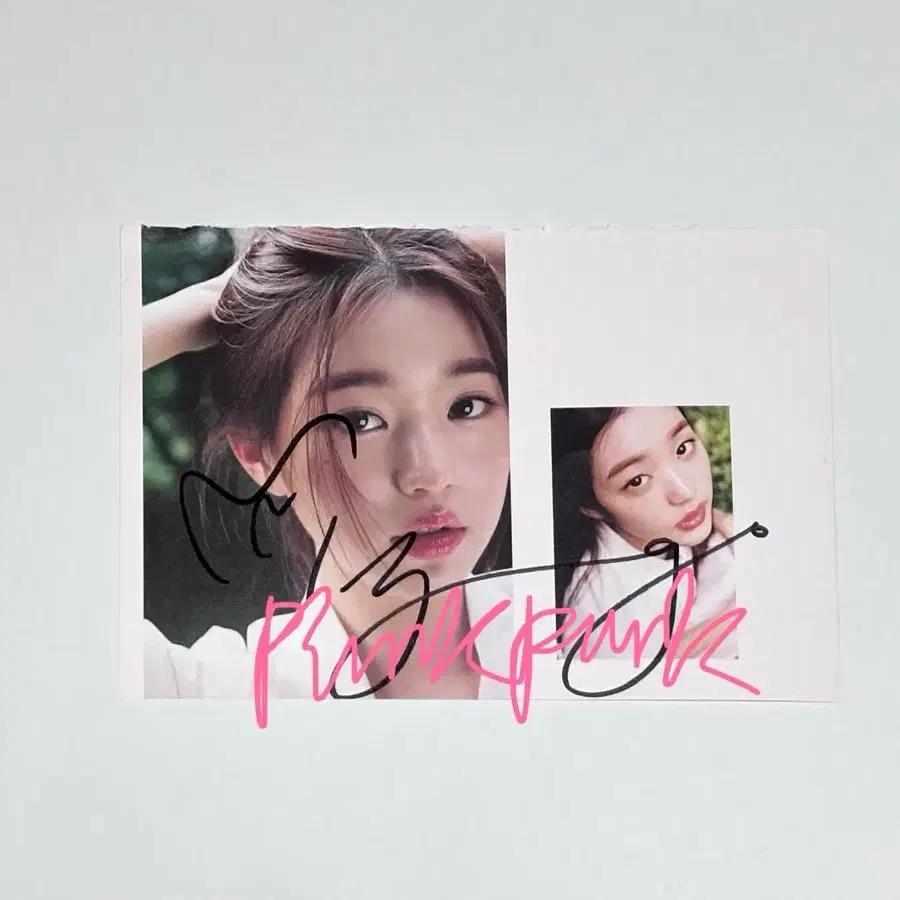 IVE Jang Won-young Autographed 3rd Album After Like Photocard Photobook Polaroid Ssapol