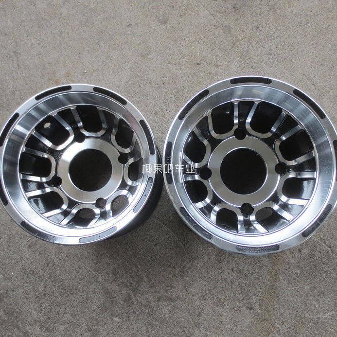 Go-kart Accessories: Bull ATV Aluminum Wheels & Tires Set (19x7-8, 18x9.50-8)