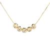 Shining Five Blessings Sterling Silver Choker Necklace - Versatile High-End Women's Clavicle Chain