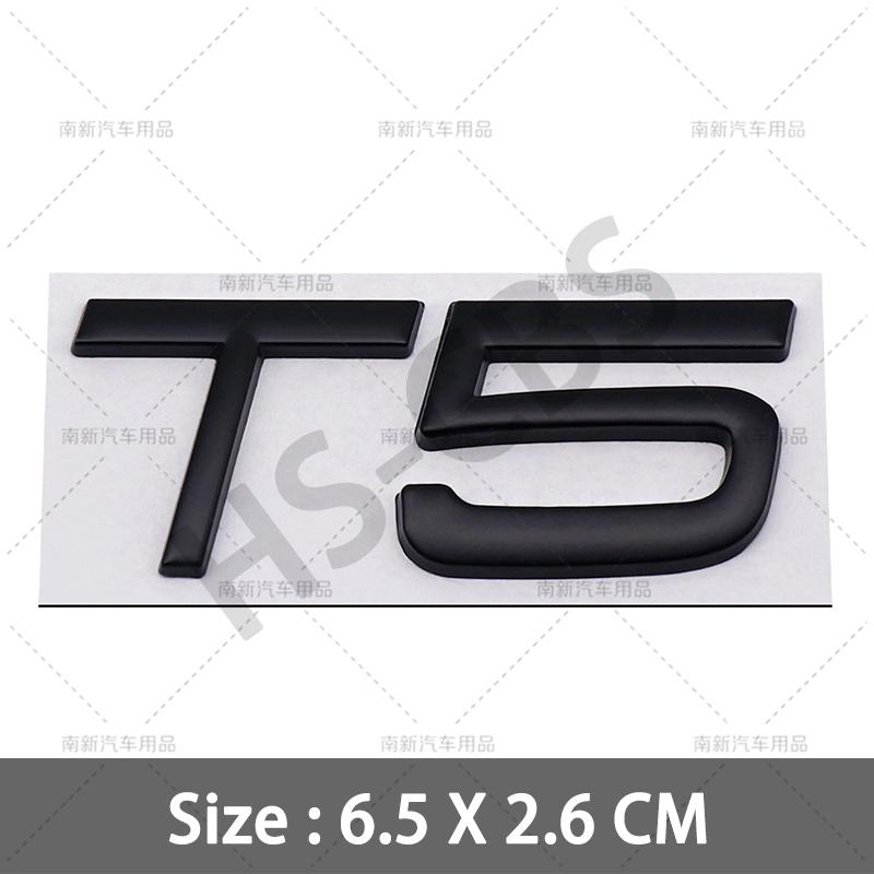 3D Metal AWD T5 T6 Logo Badge B5 B6 Emblem Car Rear Trunk Stickers For XC90 S60 CX60 S80 V40 S40 XC70 V60 XC40 V90 Accessories