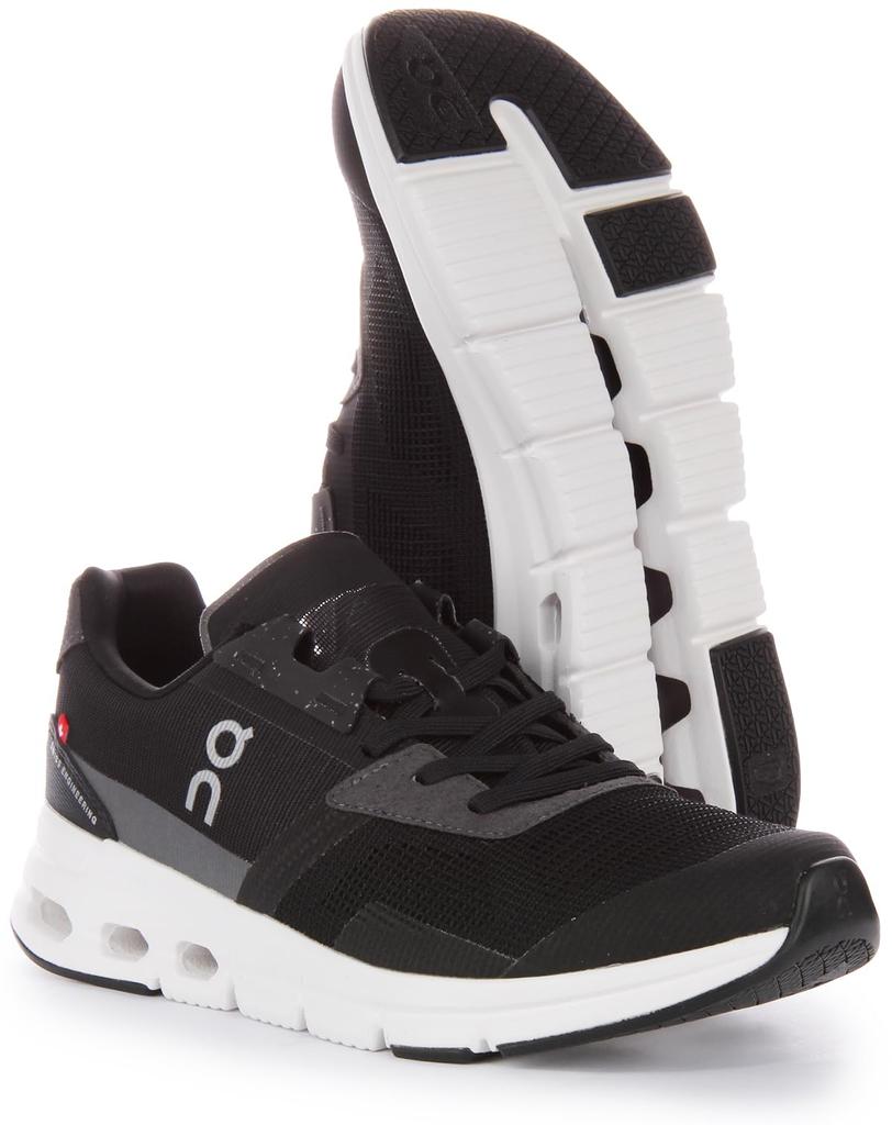 On Cloudrift Running Size Shoes, Black/White, Women's, 26.5cm