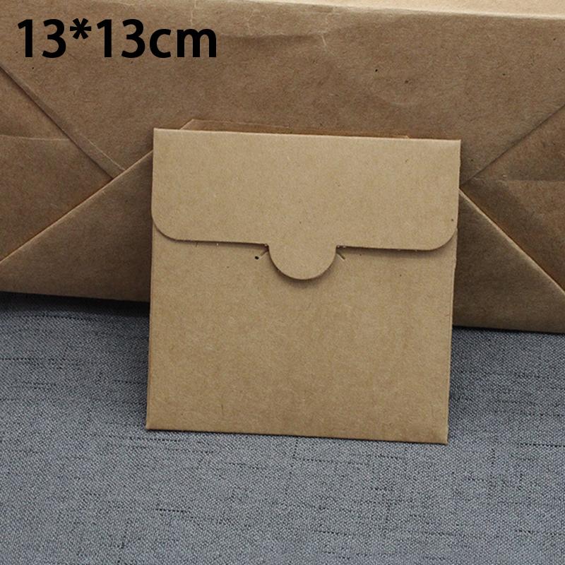 New New Thickened Square Kraft Paper Bags Card Packaging Bags Eco-Friendly Kraft Paper Envelopes