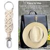 Handmade Travel Hat Clip Handmade Hat Clip Hat Keeper Clip Hat Storage Clip Cotton Material Hat Accessory for Travel