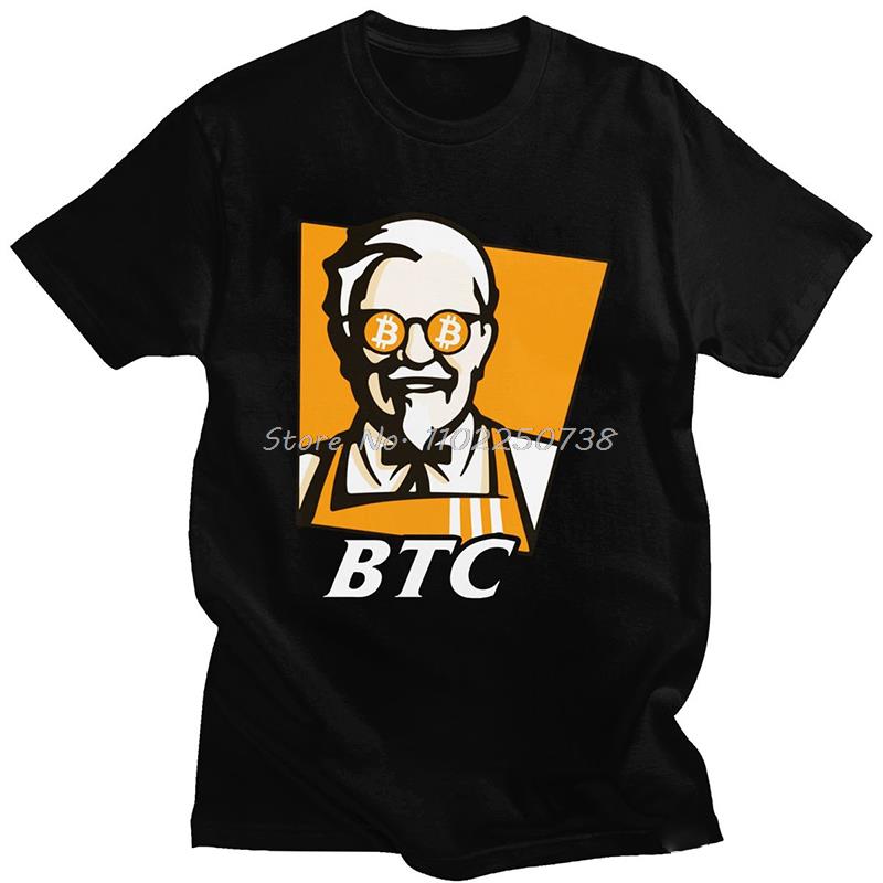 

Смішна футболка Bitcoin для чоловіків з коротким рукавом BTC Оригінальний рецепт Криптовалюта Топ Крипто Блокчейн Гік Футболка Бавовняна футболка 4XL